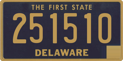 DE license plate 251510