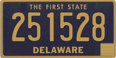 DE license plate 251528