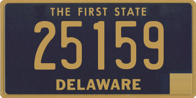 DE license plate 25159