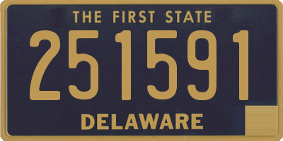 DE license plate 251591