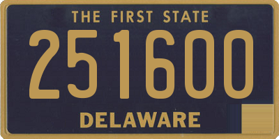 DE license plate 251600