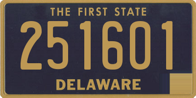DE license plate 251601