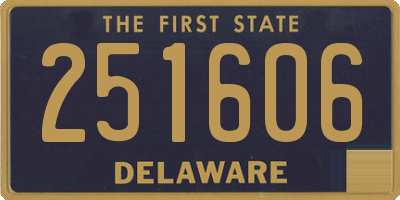 DE license plate 251606