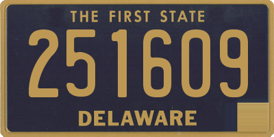 DE license plate 251609