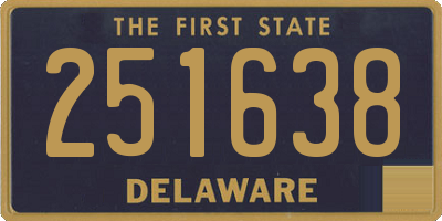 DE license plate 251638