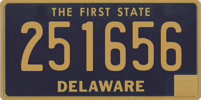 DE license plate 251656