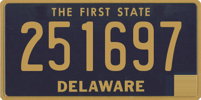DE license plate 251697