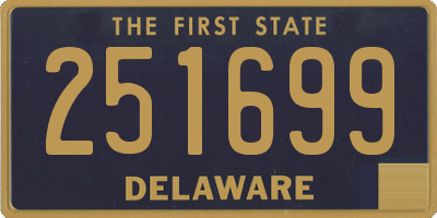 DE license plate 251699