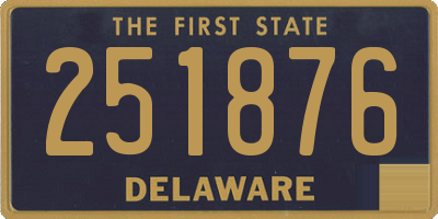 DE license plate 251876