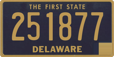 DE license plate 251877