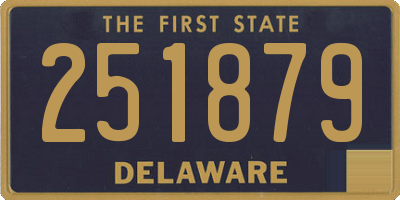 DE license plate 251879