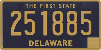 DE license plate 251885