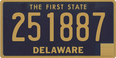 DE license plate 251887