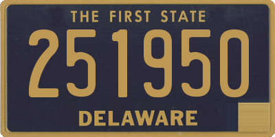 DE license plate 251950