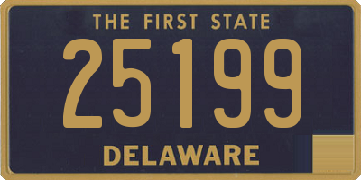 DE license plate 25199