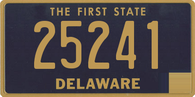 DE license plate 25241