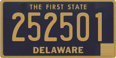 DE license plate 252501