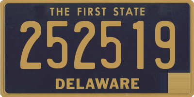 DE license plate 252519
