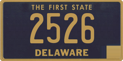 DE license plate 2526