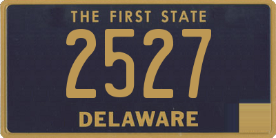 DE license plate 2527