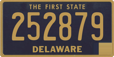DE license plate 252879