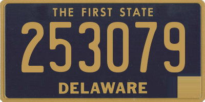 DE license plate 253079