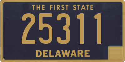 DE license plate 25311