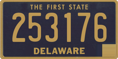DE license plate 253176