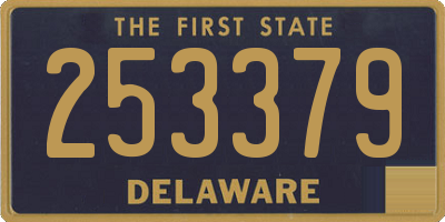 DE license plate 253379