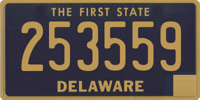 DE license plate 253559