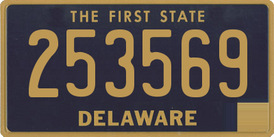 DE license plate 253569