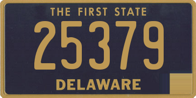 DE license plate 25379