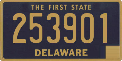 DE license plate 253901