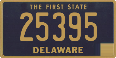 DE license plate 25395