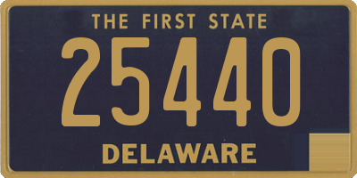 DE license plate 25440
