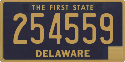 DE license plate 254559