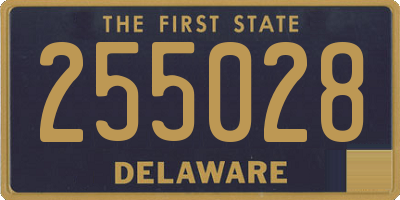 DE license plate 255028