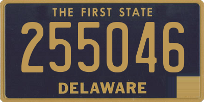 DE license plate 255046
