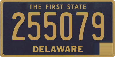 DE license plate 255079