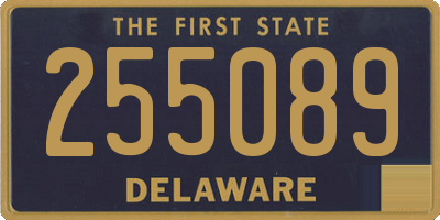 DE license plate 255089