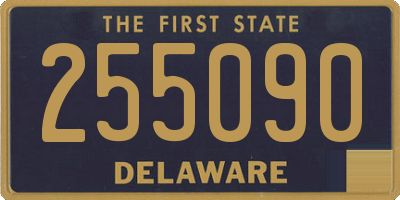 DE license plate 255090