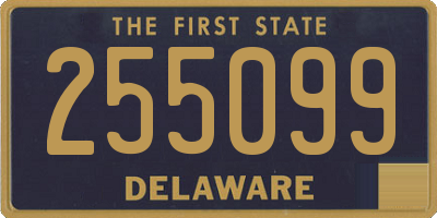 DE license plate 255099