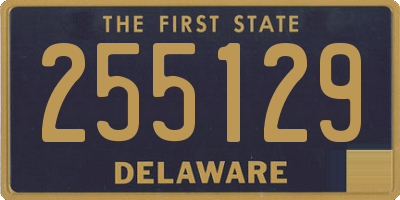 DE license plate 255129