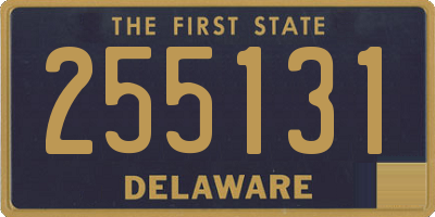 DE license plate 255131
