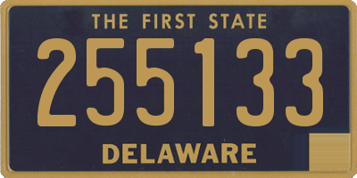 DE license plate 255133