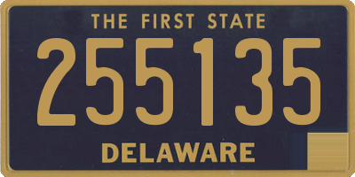 DE license plate 255135
