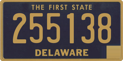 DE license plate 255138