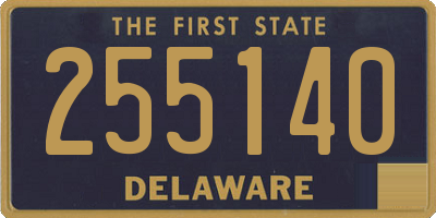 DE license plate 255140