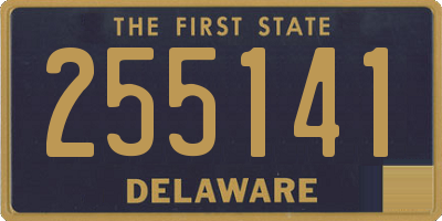 DE license plate 255141