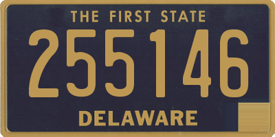 DE license plate 255146
